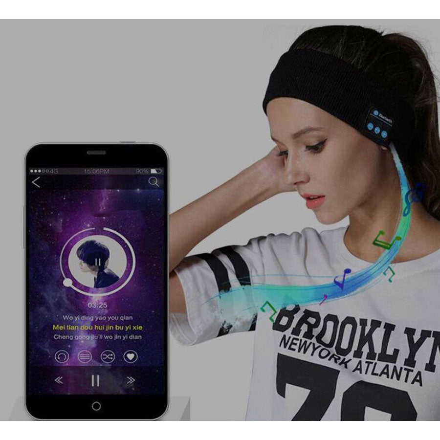 BANDA DEPORTIVA CON AUDIFONOS BLUETOOTH