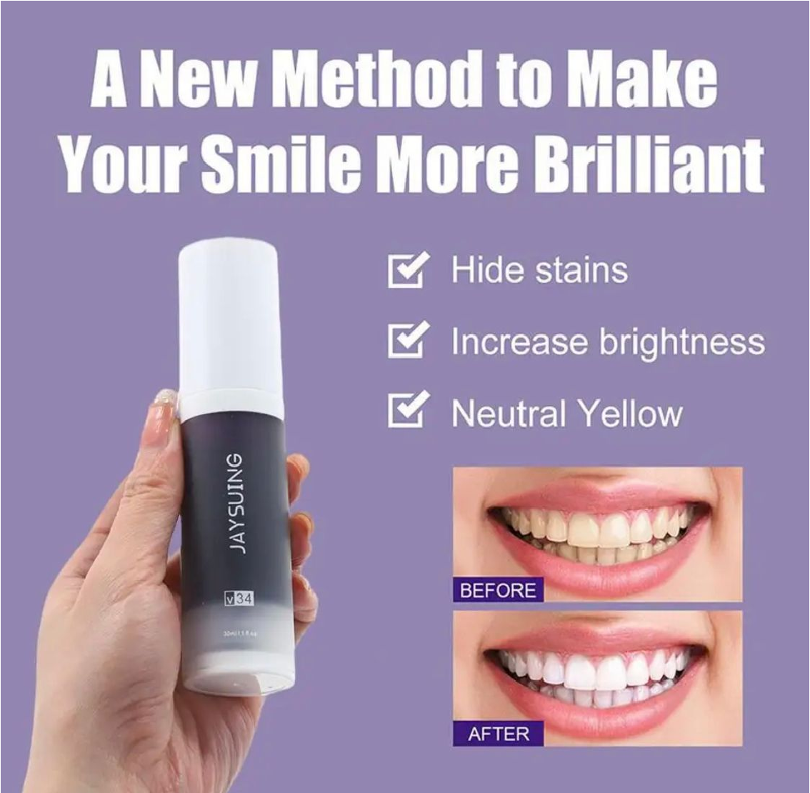 Crema Dental Morada V34