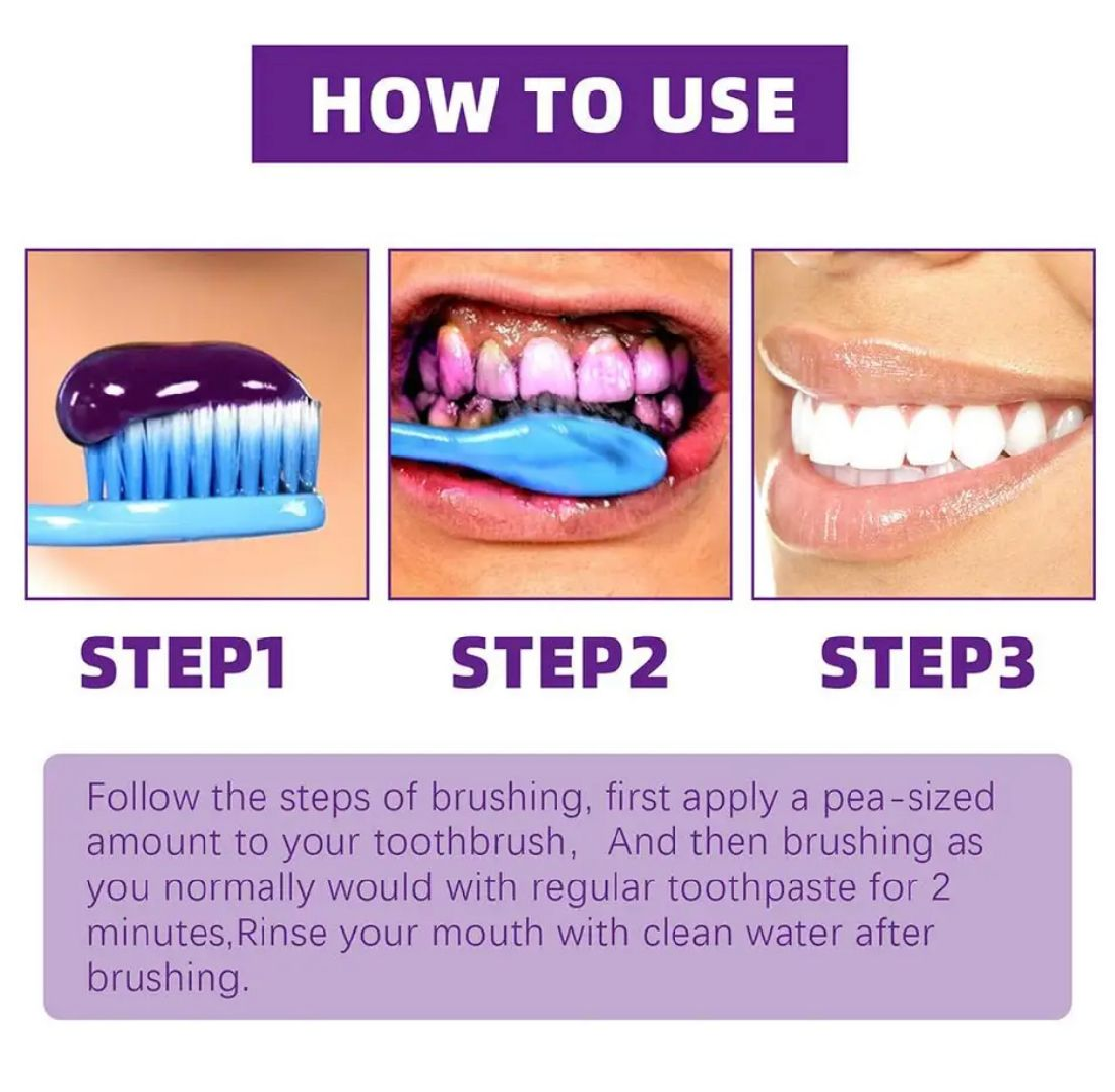 Crema Dental Morada V34