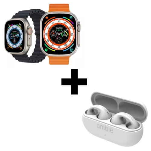combo reloj t500ultra + audifonos conduccion osea