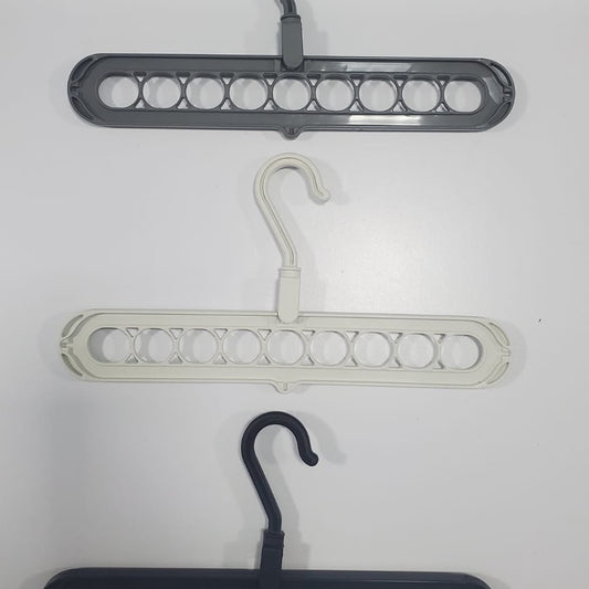 GANCHOS ORGANIZADORES DE ROPA (9 EN 1) - (KIT de 4 unidades)